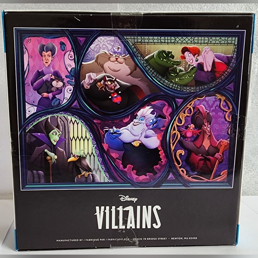 Disney VILLIANS 1000 Piece Puzzle • Puzzle Poster • Ceaco • Made in USA